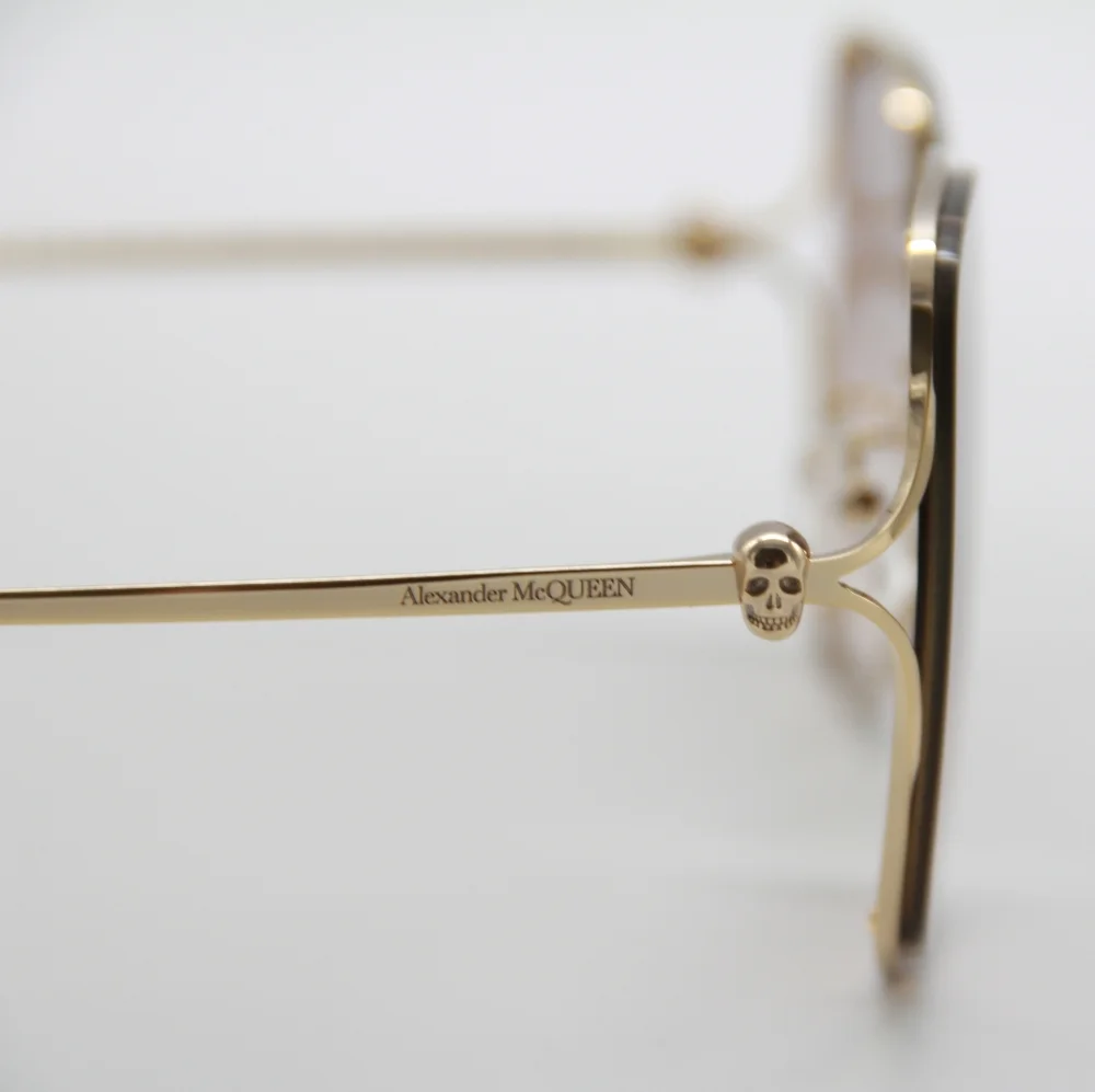 NEW ALEXANDER MCQUEEN AM0366S  002 UNISEX SUNGLASSES ALEXANDER MCQUEEN AM0366S - Picture 9 of 12